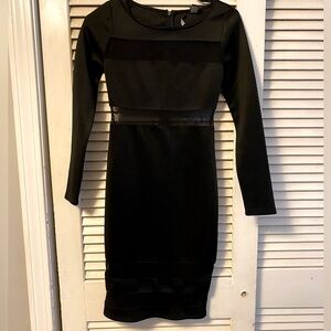Cute long sleeve black dress